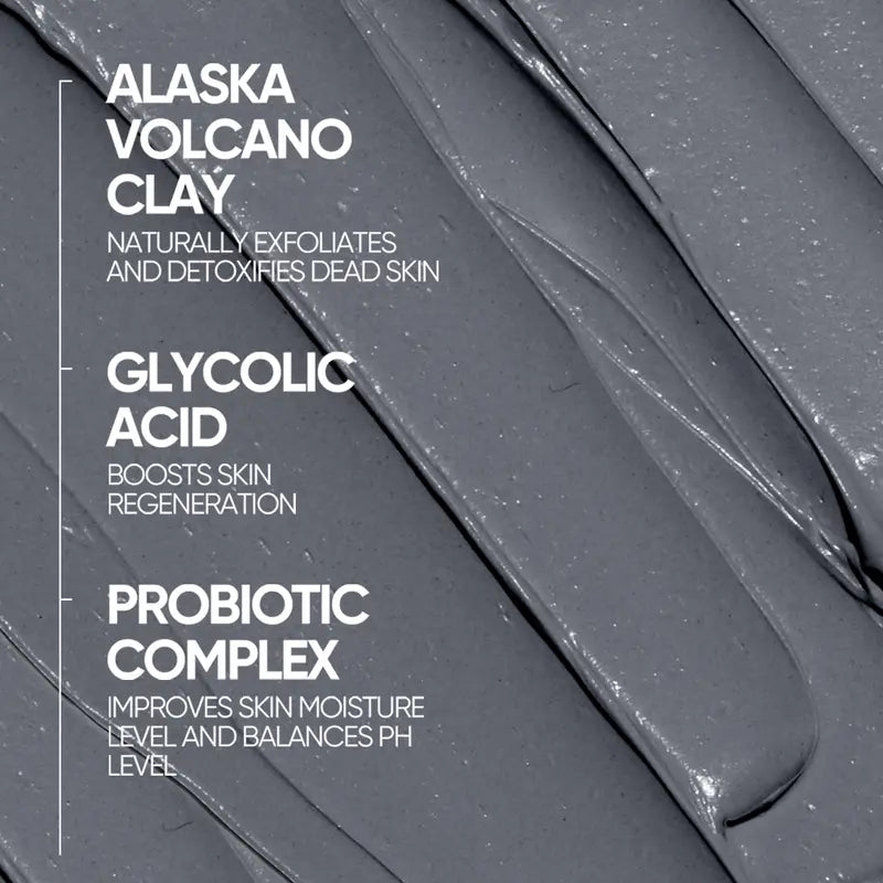 Alaska Volcano Pore Clay Stick – Blackhead Remover Face Mask, Deep Pore Cleansing & Gentle Exfoliating Mud Mask