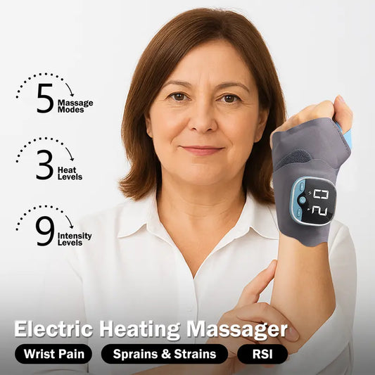 Heated Hand Massager – Relieve Hand & Wrist Pain, Improve Circulation, and Relax in Minutes
