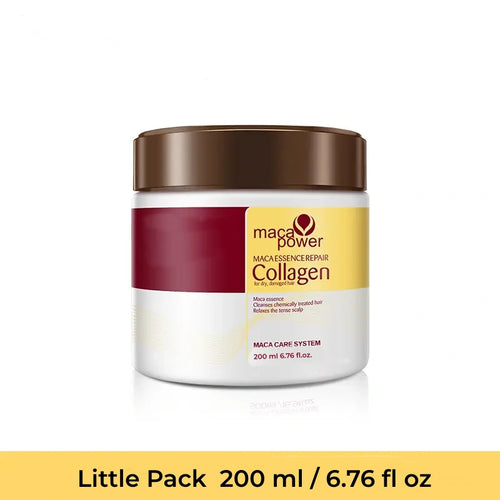 Maca Collagen Hair Repair Mask – Deep Conditioning Treatment for Dry & Damaged Hair(6.76 fl oz)