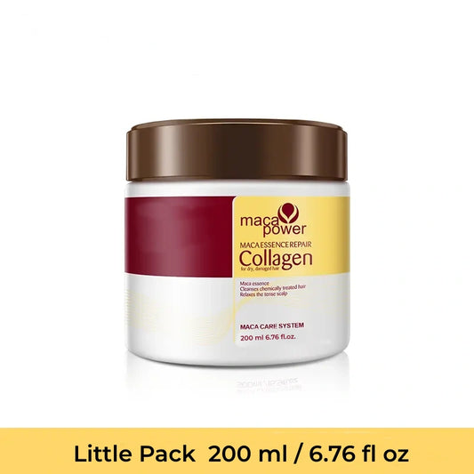 Maca Collagen Hair Repair Mask – Deep Conditioning Treatment for Dry & Damaged Hair(6.76 fl oz)