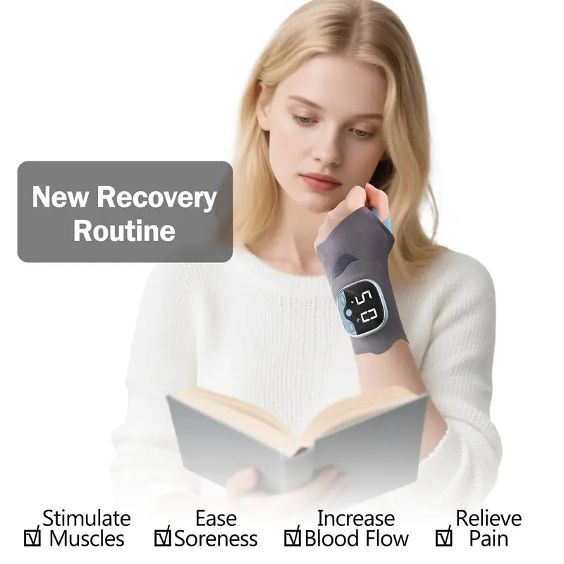 Heated Hand Massager – Relieve Hand & Wrist Pain, Improve Circulation, and Relax in Minutes