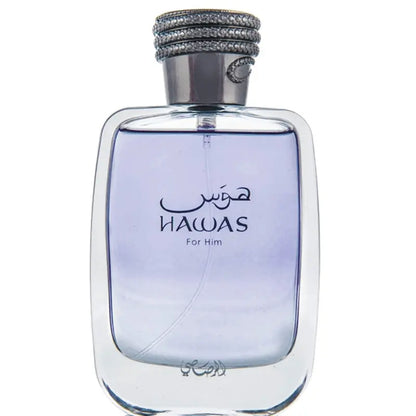 Hawas for Men Eau De Parfum 100ML – Long-Lasting Woody & Fresh Masculine Scent