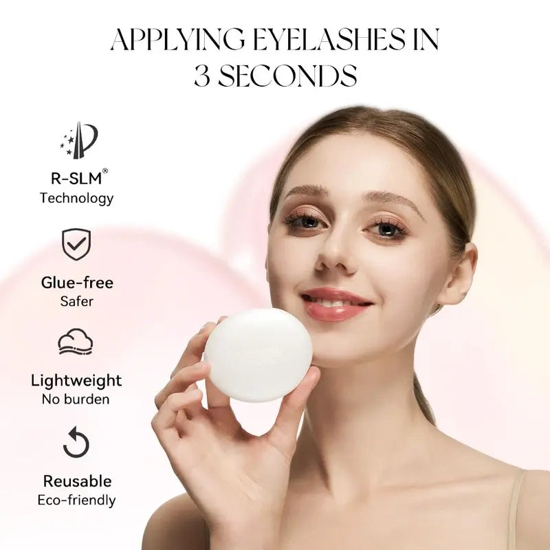 Soft Magnetic Eyelashes All-in-One Box, Reusable, Glue-Free, Waterproof, Lightweight, Natural Style Makeup Cosmetic