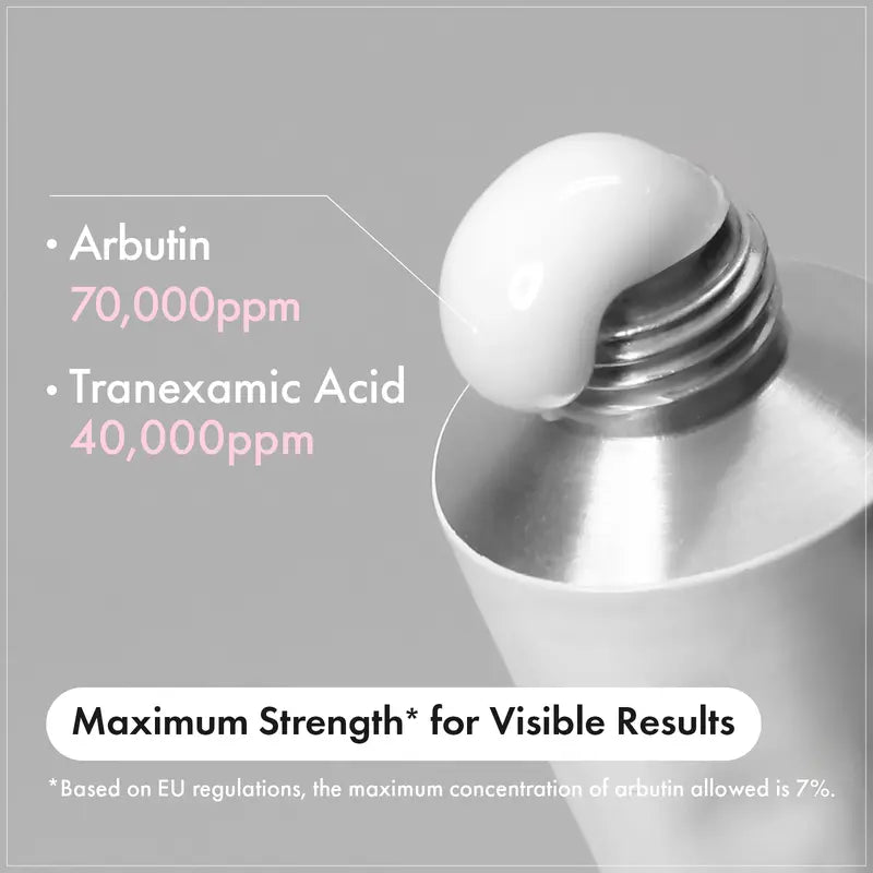Arbutin 7% + Tranexamic Acid 4% Cream – Targets Dark Spots, Freckles & Pigmentation (50ml)
