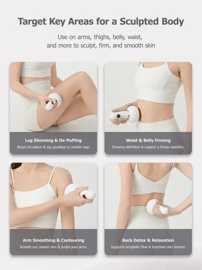 Heated Body Sculpting Massager – Smooth, Firm & Detox Your Skin at Home