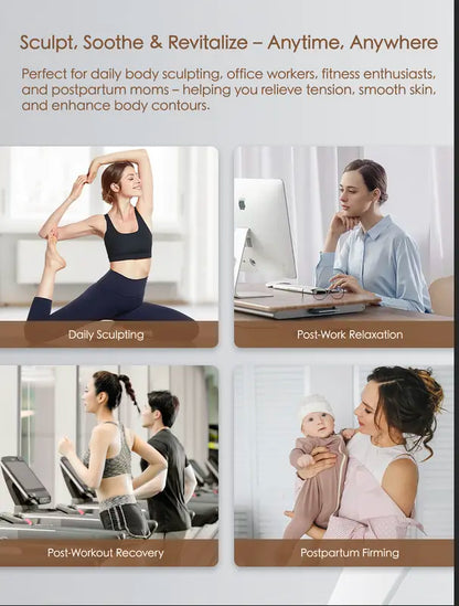 Heated Body Sculpting Massager – Smooth, Firm & Detox Your Skin at Home